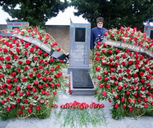 Milli Qəhrəman Mübariz İbrahimovun xatirəsi anılıb - FOTO