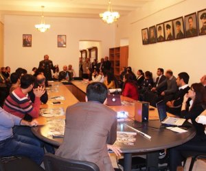 Jurnalistlər Hərb Tarixi Muzeyində - FOTOLAR