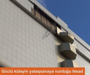 NO COMMENT: Tələbə yataqxanası qarşısında böyük təhlükə - ANN.TV