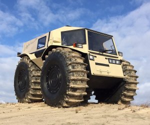 The bizarre 'mini monster truck' that can go anywhere