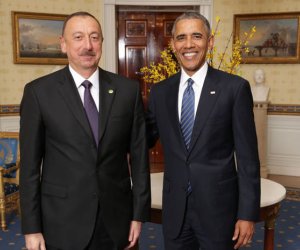 İlham Əliyev Barak Obama ilə görüşdü