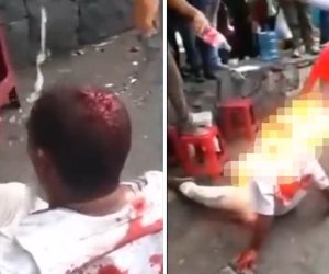 Vigilante mob burn man alive in street in world's most dangerous city