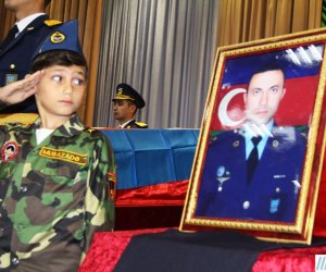 A farewell ceremony and funeral was held for Azerbaijani martyrs who died defending their country PHOTOS