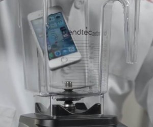 Watch what happens when a brand new iPhone gets put in a blender