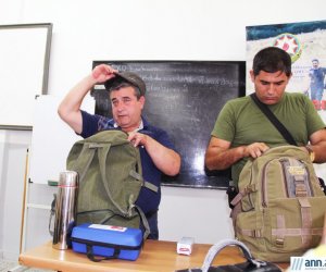 Ekstremal jurnalistlərin təcrübə poliqonu təlimləri başladı - FOTOLAR