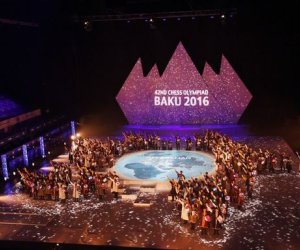 İlham Əliyev Şahmat Olimpiadasının açılışında  - YENİLƏNİB + FOTO