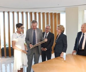 Mehriban Əliyeva fransalı deputatla görüşüb – FOTOLAR