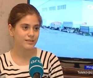 Qeyri-adi bacarığı olan 13 yaşlı qız - 