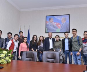 BHOS students met with Fuad Poladov