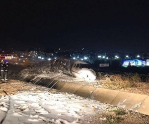 İstanbulda dəhşətli təyyarə qəzası - FOTO