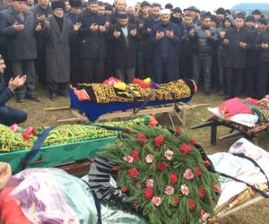 Erməninin öldürdüyü beş azərbaycanlı gənc dəfn olundu
