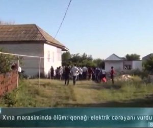 Xınayaxdı mərasiminə gələn qonaq öldü — VİDEO
