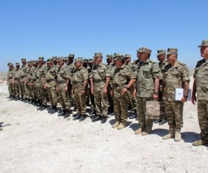 Commander training sessions were held with artillerymen