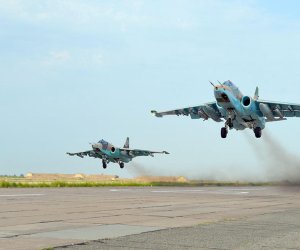 Combat training of Azerbaijan’s Air Force aircraft continues (VIDEO)