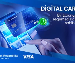 Mobil Şöbə ilə öz zövqünüzə uyğun rəqəmsal kart aça biləcəksiniz!