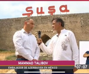 Reportage about Shusha aired on Mexican television