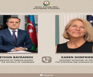 Azerbaijani FM, US Assistant Secretary of State discuss peace process between Azerbaijan and Armenia