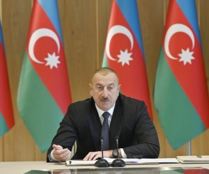 Azerbaijani President: By burning our flag, Armenians only showed their ugly qualities to the whole world