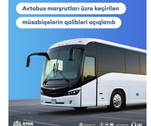 Daha 3 avtobus marşrutu üzrə müsabiqənin qalibləri müəyyənləşib