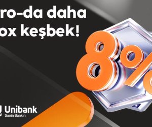 Unibank kartınızla daha çox keşbek qazanın!