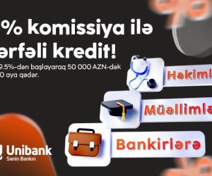 Unibankın komissiyasız kredit kampaniyasının bitməsinə 4 gün qalıb