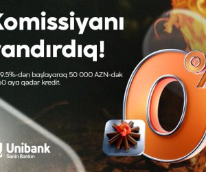 Unibank “Komissiyasız çərşənbə” aksiyası keçirir