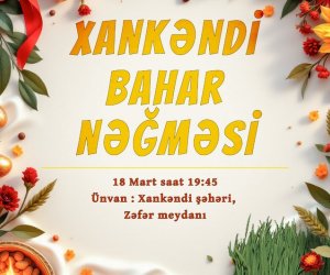 Xankəndidə Novruz konserti olacaq