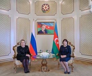 Sahibə Qafarova Valentina Matviyenko ilə görüşüb