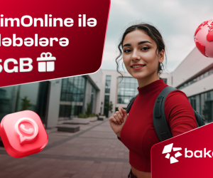 “Bakcell” DaimOnline ilə tələbələrə 5GB hədiyyə edir!