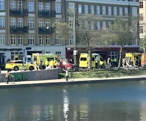 При наезде автомобиля на толпу в Копенгагене пострадали 11 человек