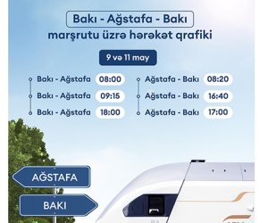 ADY bu xətt üzrə əlavə qatar reysləri təyin edib