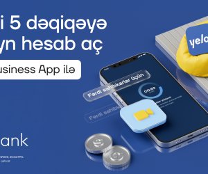 
Yelo Bank-dan fərdi sahibkarlar üçün onlayn imkan!