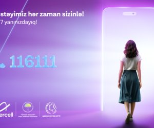 Azercell-in təşəbbüsü ilə yaradılan “Qadın Dəstək Xətti”nə 2025-ci ilin ilk rübündə 500-dən çox müraciət daxil olub