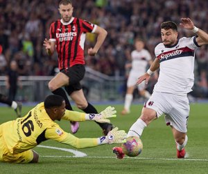 Bologna win Coppa Italia after beating AC Milan in final