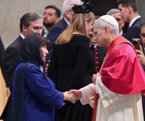 Sahibə Qafarova Roma Papasının taxtaçıxma mərasimində iştirak edib