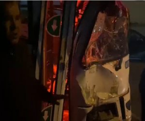 Bakıda iki sərnişin avtobusu toqquşub: xəsarət alanlar var