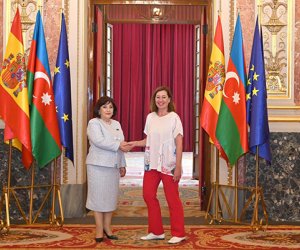Sahibə Qafarova İspaniya Deputatlar Konqresinin sədri ilə görüşdü