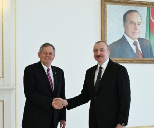 Prezident Stiv Deynsi qəbul edib - Yenilənib