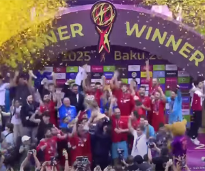 Minifutbol üzrə dünya çempionu olan Azərbaycan millisi mükafatlandırılıb - Video -Yenilənib