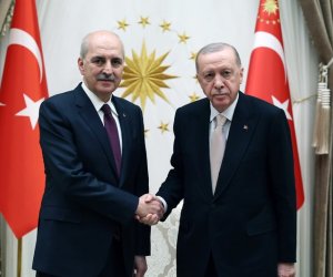Президент Турции принял спикера Великого нацсобрания