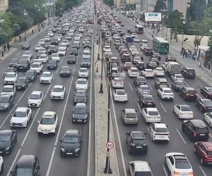Bakıda 20 istiqamətdə sıxlıq müşahidə olunur
