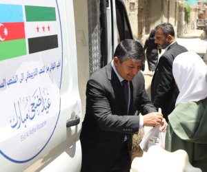 Azərbaycan Suriyada növbəti xeyriyyə aksiyası keçirib