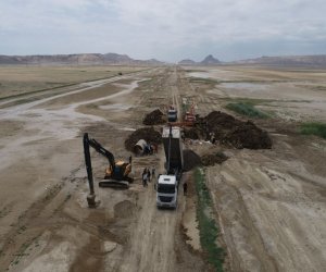 Авария на водопроводе Огуз-Габала-Баку устранена