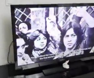 İranın televiziya kanallarında hökumət əleyhinə materiallar yayımlanır - Video
