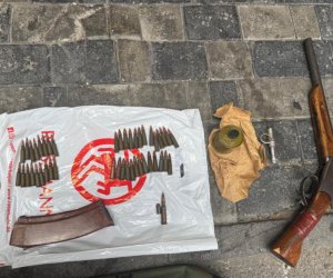 В Сабаильском районе обнаружены оружие и боеприпасы