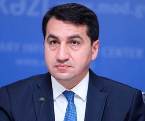 Хикмет Гаджиев поделился публикацией о визите дипломатов в Лачын