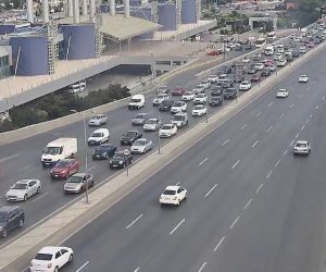 Bakıda bu yollarda sıxlıq var - SİYAHI