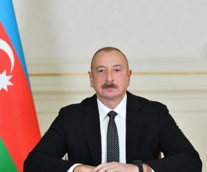 Ильхам Алиев участвует в открытии электростанции «8 ноября» в Мингечевире