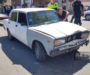 В Гёйчае автомобиль столкнулся с мотоциклом, есть погибший