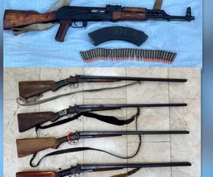 Zərdabda qanunsuz saxlanılan silahlar polisə təhvil verilib